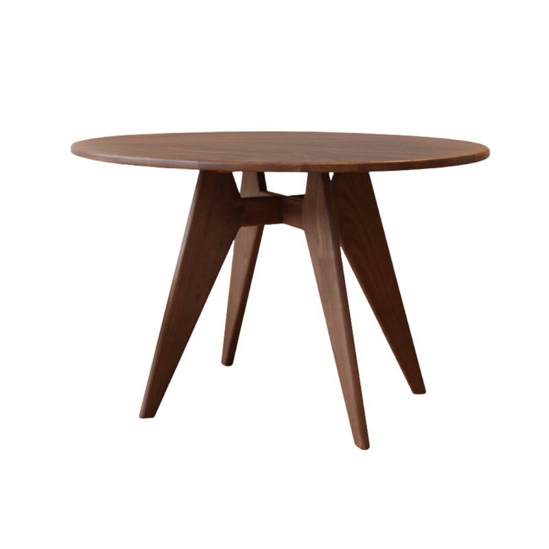 Corrigan Studio® North America Round Log Table Nordic Solid Wood Small